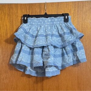 AERIE FLORAL MINI SKIRT